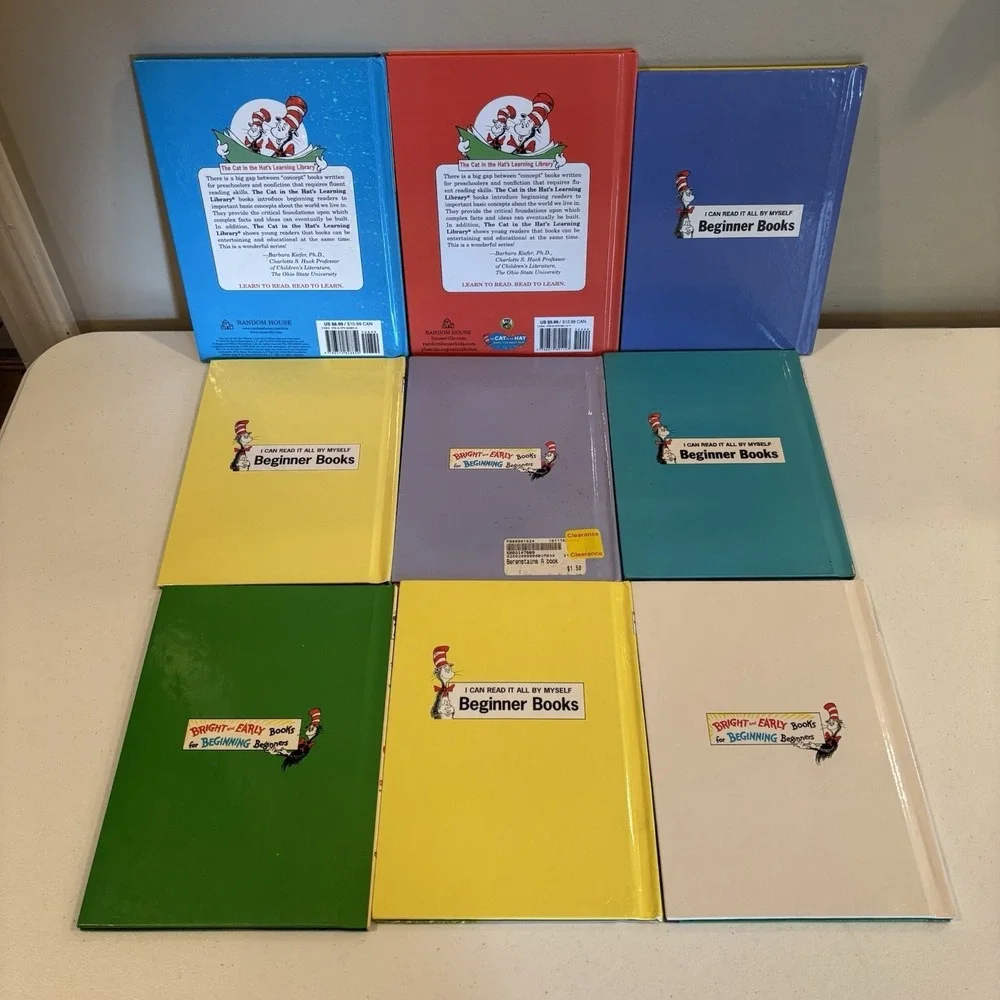 Bright and Early & I Can Read It By Myself Beginner Books Dr. Seuss‎ Lot Of 9